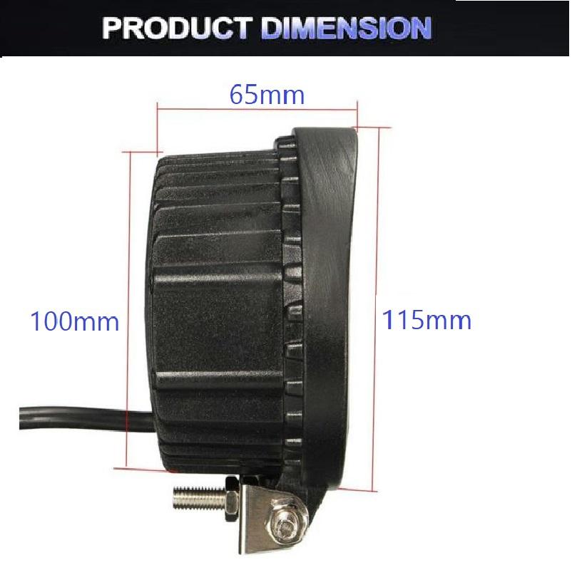 2 ชิ้น คุ้มกว่า !! LED Light bar lamp 42W ไฟสปอตไลท์รถ ไฟหน้ารถยนต์ ไฟท้ายรถ ไฟถอยรถ ไฟรถมอเตอร์ไซค์ อุปกรณ์เเต่งรถ อะไหล่รถยนต์ บิ๊กไบค์ บรรทุก สิบล้อ เรือ สปีดโบ๊ท ATV สว่างสุดยอด เเสงพุ่งสุดขีด 12V-24V เเสงขาว ทรงกลม งานพรีเมี่ยม รุ่นหนา จำนวน 2 ชิ้น