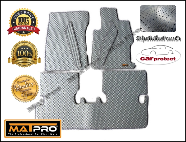 พรมปูพื้นเข้ารูป 100% ลายกระดุม สำหรับรถ รุ่น NEW CIVIC FB 2013-15
