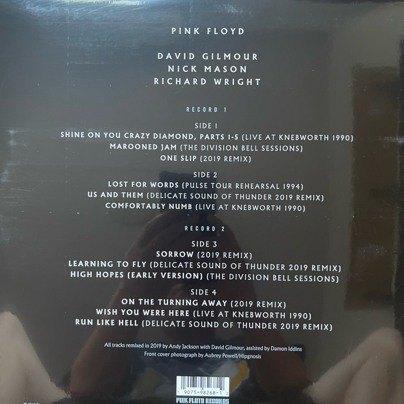 แผ่นเสียง Pink Floyd – The Later Years 1987-2019 , 2 x Vinyl, LP, Compilation, 180 gram ,US มือหนึ่ง ซีล