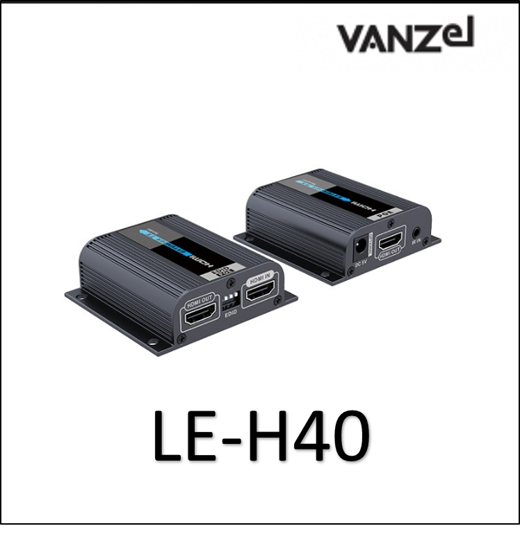 Vanzel LE-H40 HDMI,IR EXTENDER 40M WITH POE