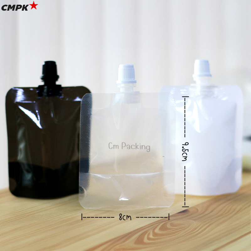 (50ใบ) ถุงฝาเกลียว ถุงใส่น้ำ 50ML สำหรับใส่ชา กาแฟ น้ำผึ้ง น้ำหวาน