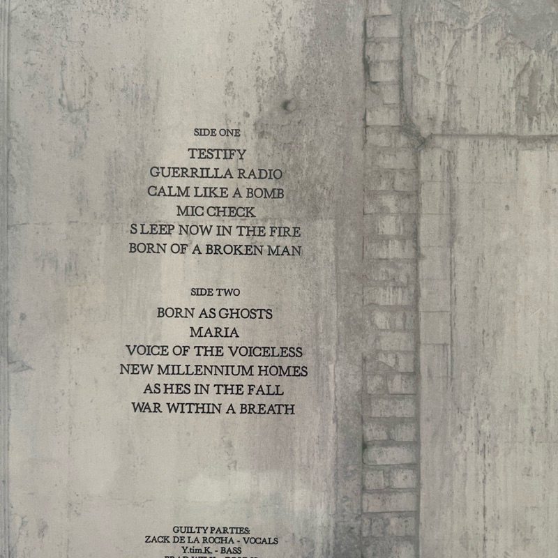 แผ่นเสียง Rage Against The Machine - The Battle Of Los Angeles , Vinyl, LP, Album,EU,มือหนึ่ง ซีล