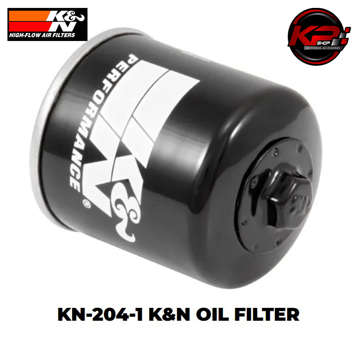 กรองน้ำมันเครื่อง K&N KN-204-1 FOR HONDA / KAWASAKI / YAMAHA / TRIUMPH