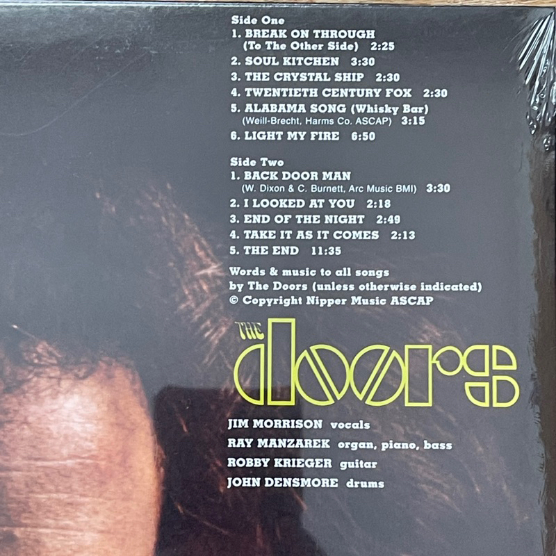 แผ่นเสียง The Doors - The Doors , Black Vinyl, LP, Album, Reissue, Stereo, 180 Gram,EU มือหนึ่ง ซีล