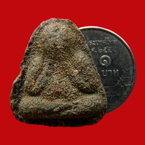 พระปิดตาแจกทาน หลวงพ่อโอด วัดจันเสน จ.นครสวรรค์ ปี 2522 พิมพ์กลาง เนื้อย่นนิยม