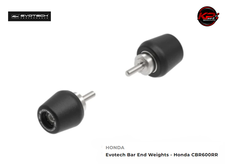 ตุ้มปลายแฮนด์ ถ่วงน้ำหนัก Evotech Bar End Weights - Honda CBR600RR