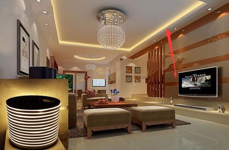 [ ฟรี ! ปลั๊กหัวจ่าย 6 เส้น ] ม้วน 100 เมตร LED NEON FLEX ไฟนีออนเฟล็กซ์ 2835 DC220v ไฟแอลอีดีนีออนดัด สามารถ ตัด ดัด โค้ง งอ ตกเเต่งายในและภายนอกสถานที่หรือการเดินไฟซ่อนฝ้า -กดเลือก แสง white warmwhite green red blue yellow