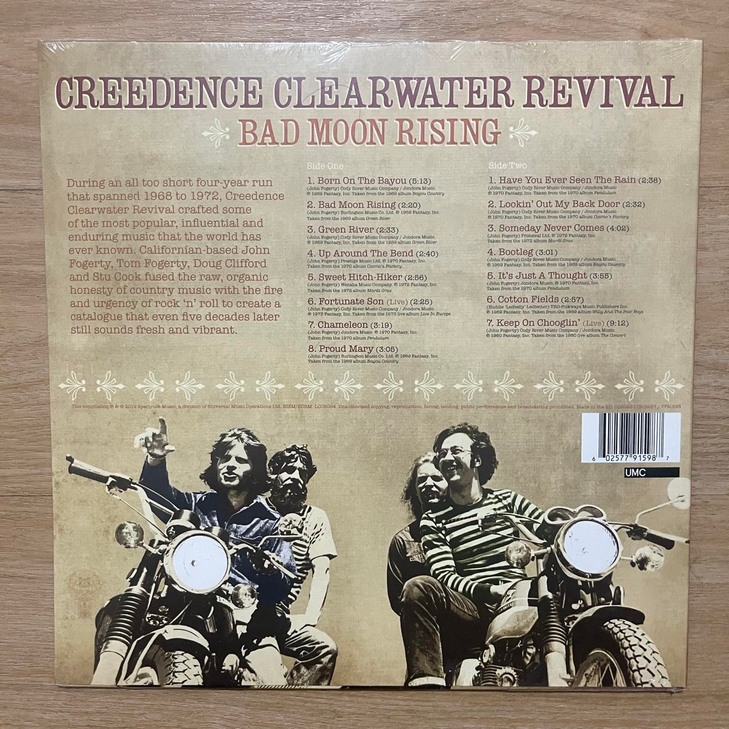 แผ่นเสียง Creedence Clearwater Revival – Bad Moon Rising - The Collection แผ่นมือหนึ่ง ซีล