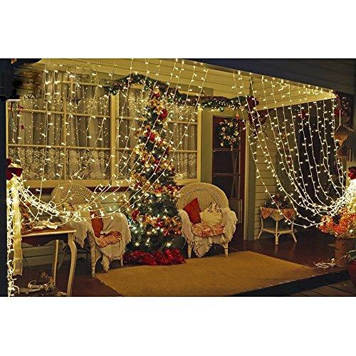 ม่านไฟประดับ led ขนาด 3x3 เมตร เเสงวอร์มไวท์(warmwhite) รุ่นไฟนิ่ง ให้สีสันสวยงามสำหรับตกเเต่งสถานที่ แต่งห้องนอน ห้องนั่งเล่น หรือจะนำไฟเป็นพร็อพแต่งร้าน งานเทศกาลปีใหม่ คริสมาส จำนวน 1 ชิ้น