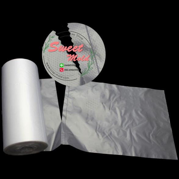 ถุงซองขุ่นพลาสติกคุณภาพสูงเนื้อพลาสติก PE แบบม้วน 1 kg. (คลิกเพื่อเลือกขนาด)