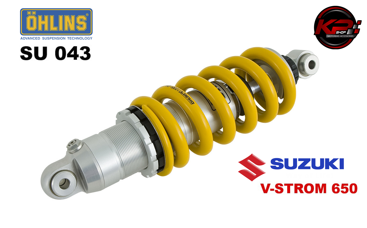 โช๊คหลัง OHLINS SU 043 FOR SUZUKI V-STROM650 ABS