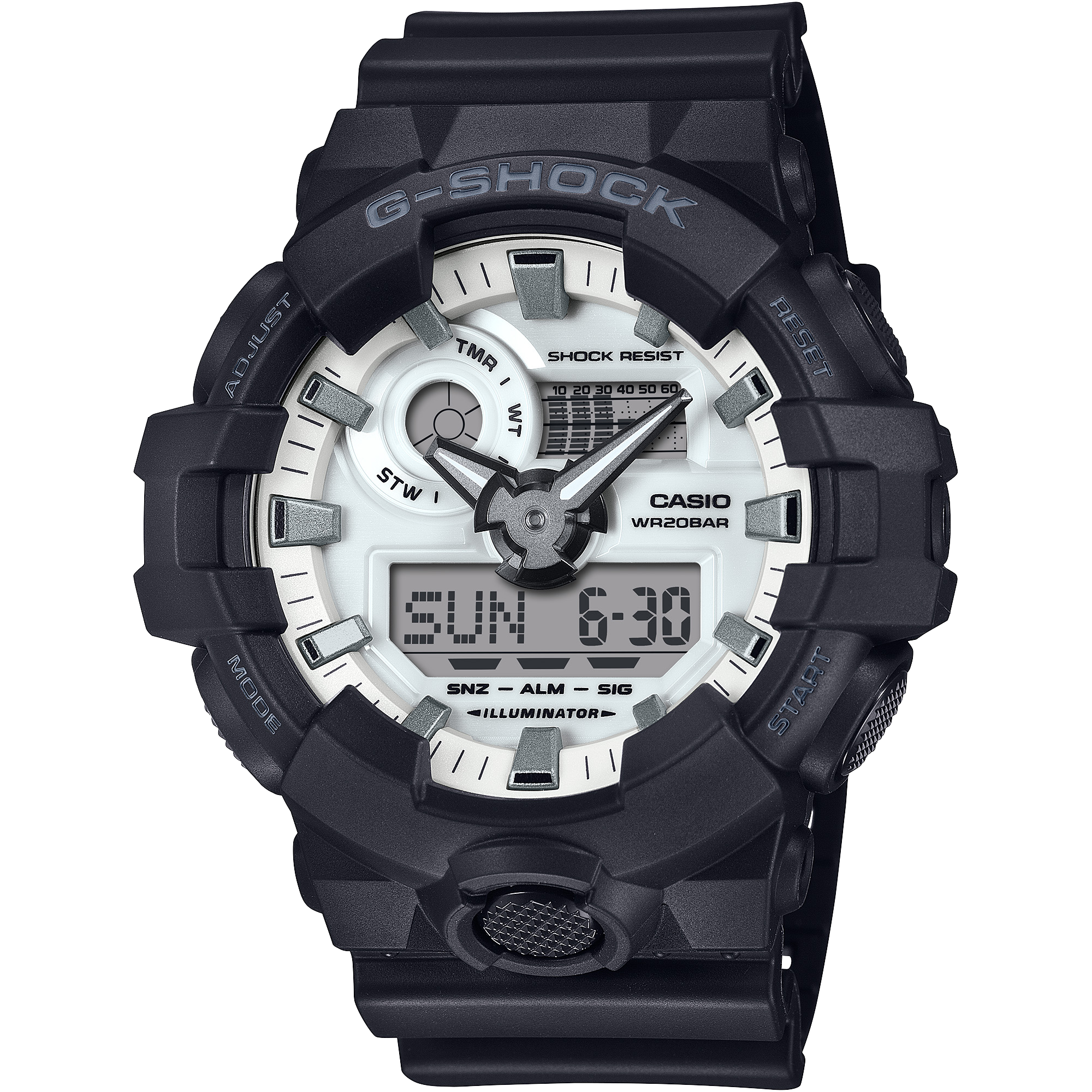 GA-700WD-1A | อะนาล็อก-ดิจิตอลมาตรฐาน | ซีรีส์ 700 | G-SHOCK | นาฬิกา | CASIO
