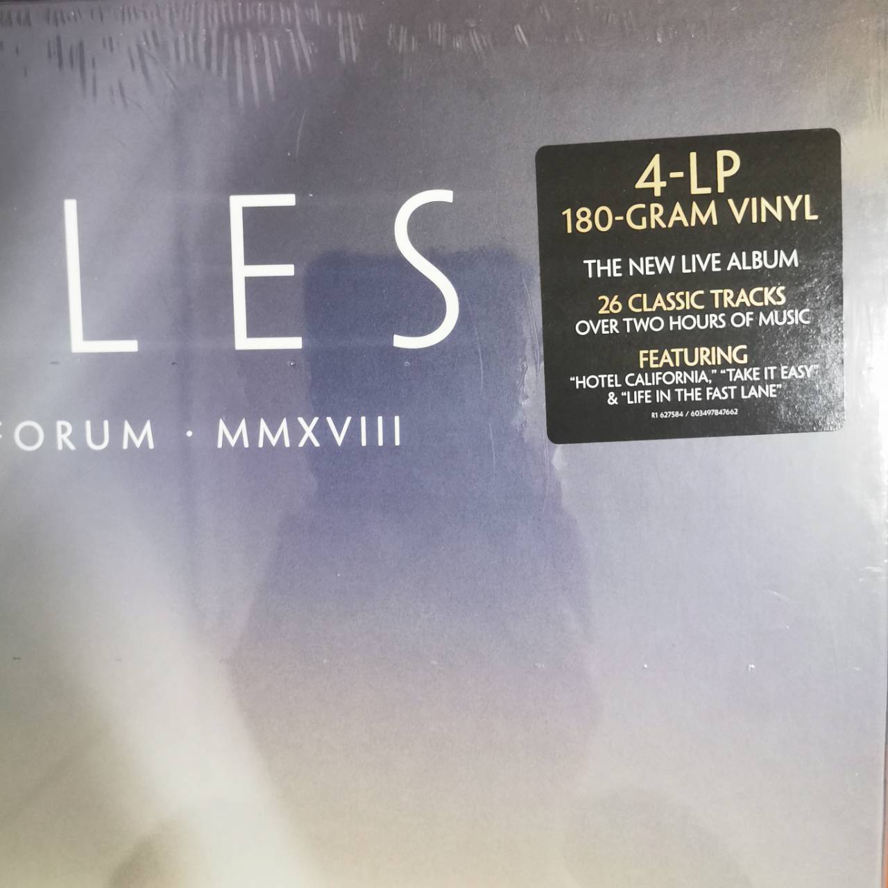 แผ่นเสียง box set EAGLES Live From the forum mmxviii **4 LP 180 grams vinyl 26 classic tracks มือหนึ่ง ซีล