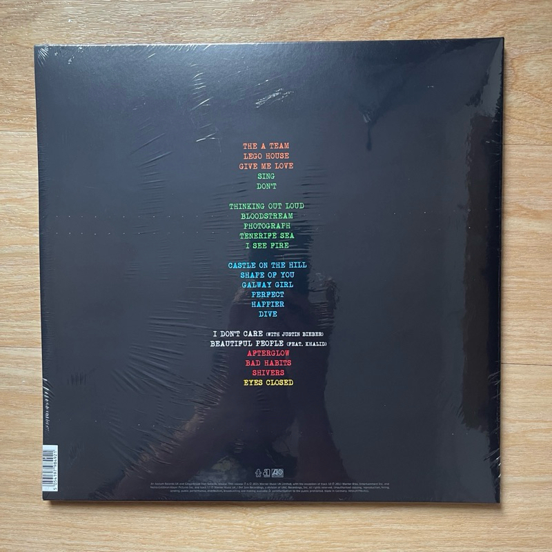 แผ่นเสียง Ed Sheeran - +-=÷× (Tour Collection) ,2 x Vinyl, LP, Compilation, Limited Edition Blue มือหนึ่ง ซีล