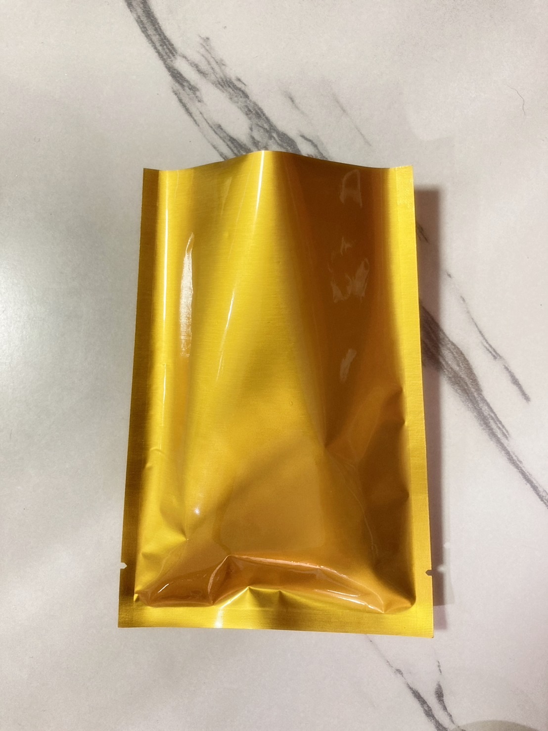 ซองฟอยล์สีทองเข้ม ซีล 3 ด้าน แพ็ค 100 ชิ้น ขนาด 10x15 cm แพ็ค100ชิ้น