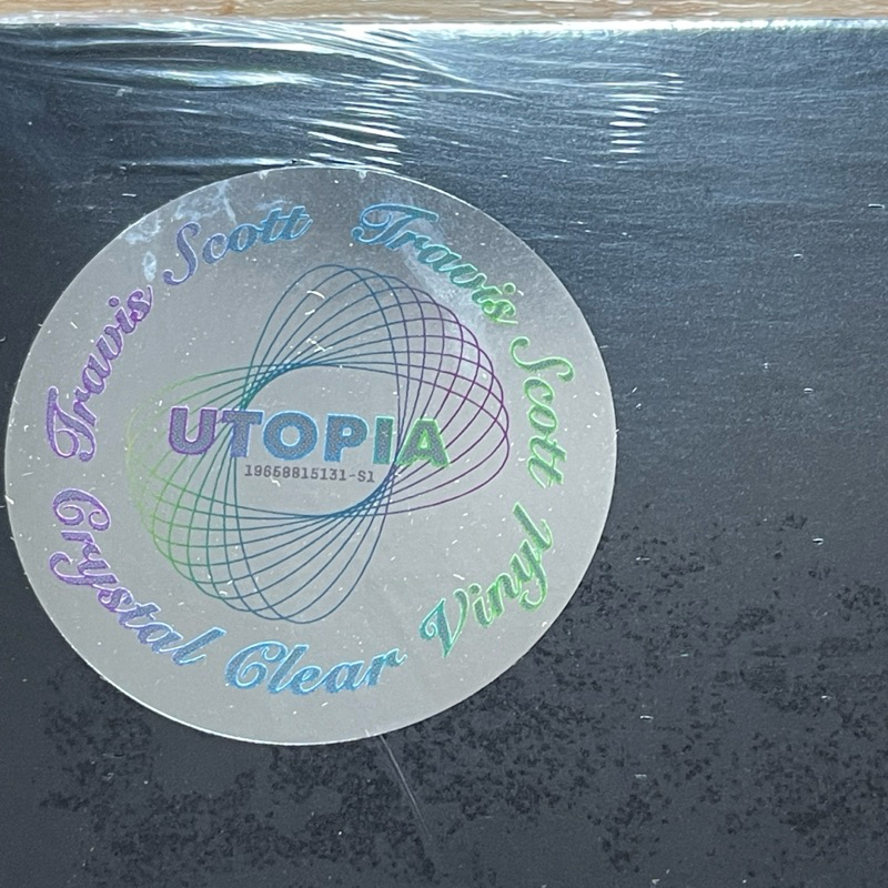 แผ่นเสียง Travis Scott - Utopia , 2 x Vinyl, LP, Album, Reissue, Clear [Crystal Clear] ,มือหนึ่ง ซีล