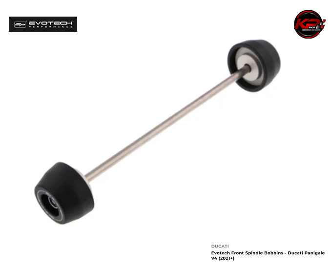 กันล้มหน้า Evotech Front Spindle Bobbins - Ducati Panigale V4 (2021+)