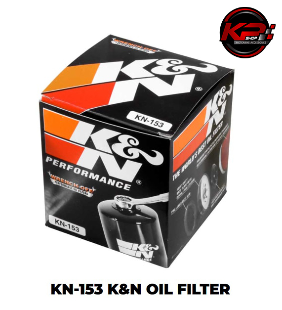 กรองน้ำมันเครื่อง KN-153 FOR DUCATI /DIAVEL 1260/MONSTER 1200/MULTISTADA / HYPERSTRADA