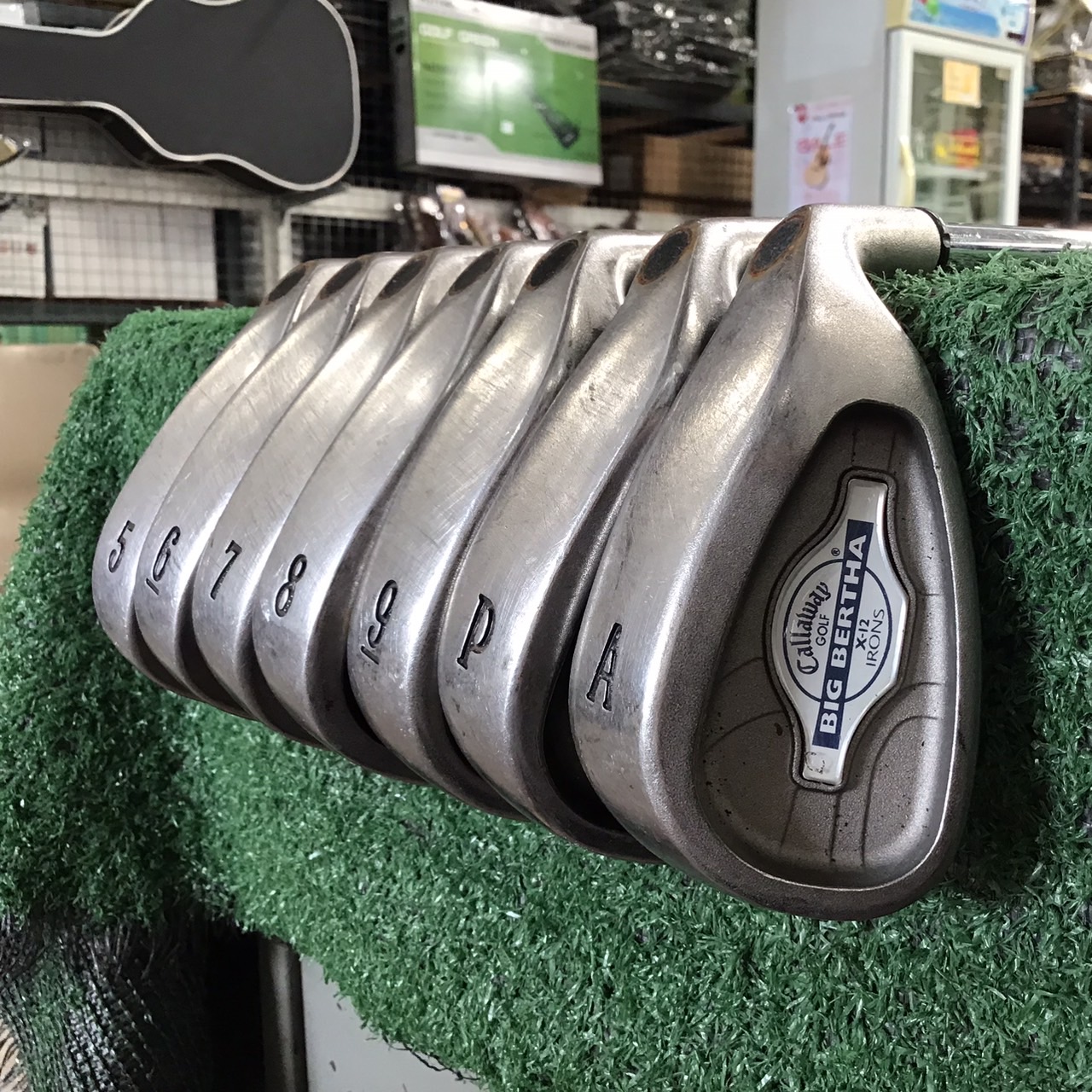 ไม้กอล์ฟ CallawayGOLF : BIG BERTHA X-12 / MEMPHIS"10" 98 ก้านเหล็ก