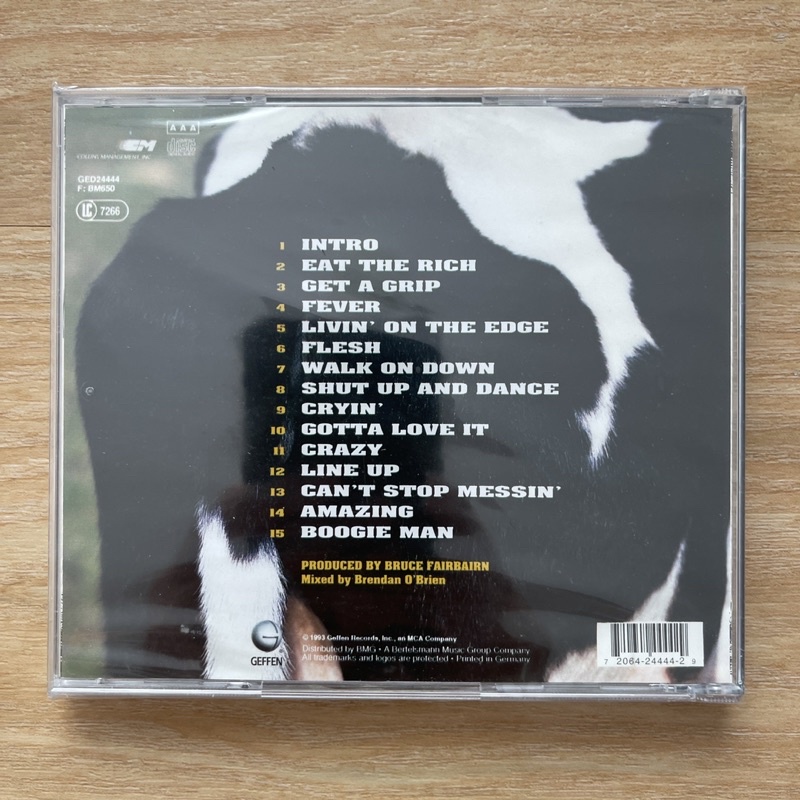 CD ซีดีเพลง Aerosmith – Get A Gripแผ่นแท้ ใหม่ ซีล