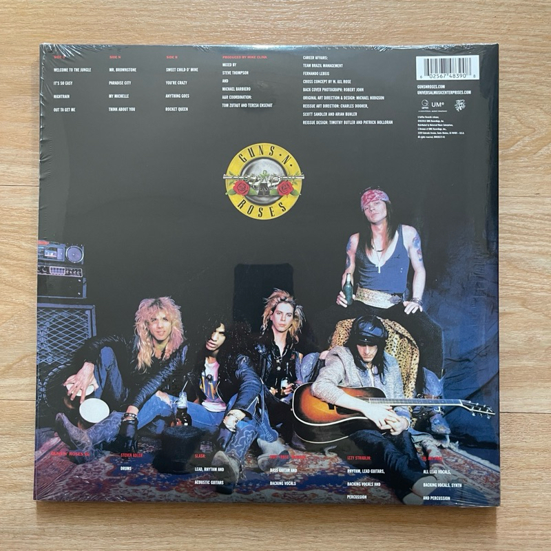 แผ่นเสียง Guns N' Roses : appetite for destruction 2lp Limited Edition USA มือหนึ่ง ซีล