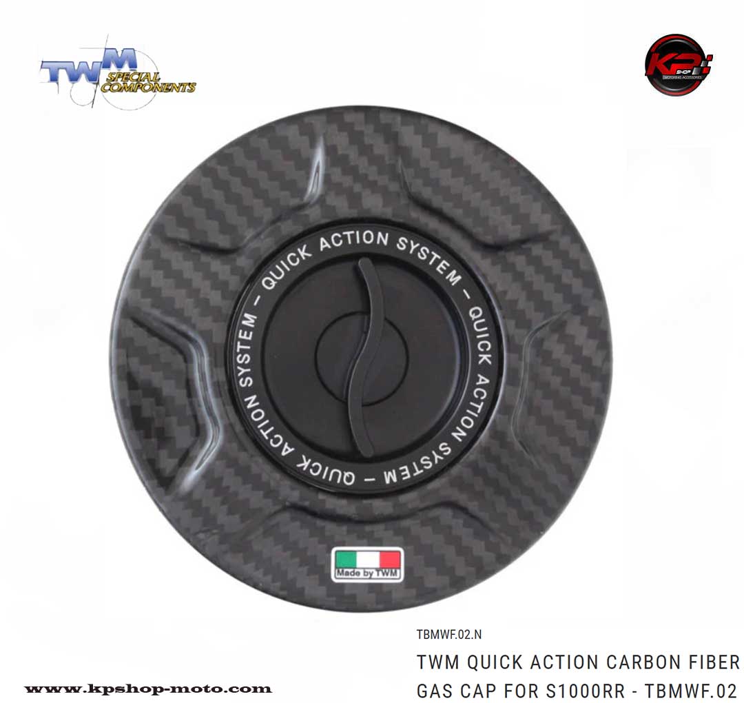 ฝาถัง TWM Quick Action Carbon Fiber Gas Cap for BMW S1000R/ S1000RR/ M1000R/ M1000RR
