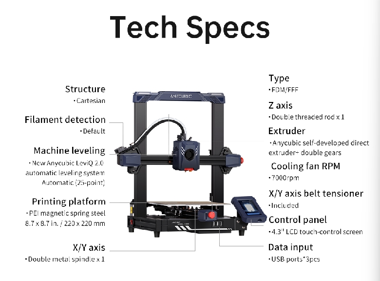 เครื่องพิมพ์ 3 มิติ (3D Printer) Anycubic Kobra 2 Pro by In2real3d