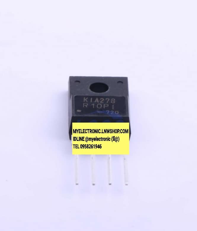 KIA278R10PIตัวถังTO220/4ขายี่ห้อKIA