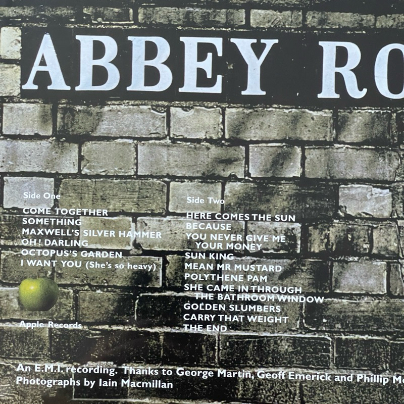 แผ่นเสียง The Beatles – Abbey Road * Anniversary Edition, 180 Gram Remastered, มือหนึ่ง ซีล