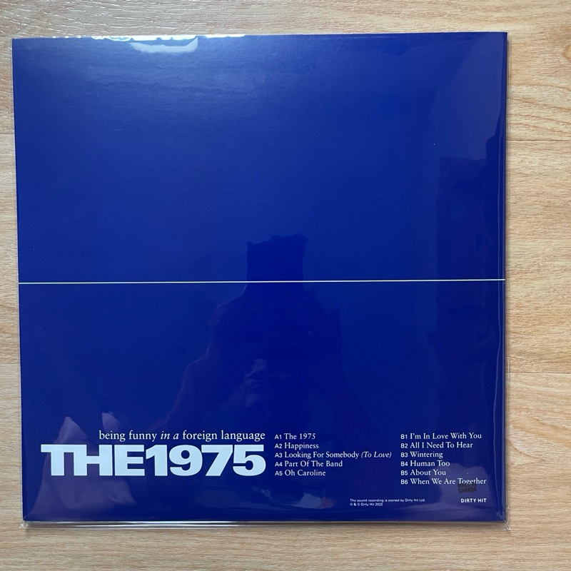 แผ่นเสียง The 1975 - Being Funny In A Foreign Language * Clear Vinyl, LP, Album, Canada มือหนึ่ง