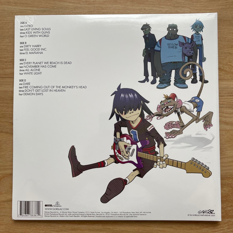 แผ่นเสียง Gorillaz – Demon Days 2 x Vinyl, LP, Album, Gatefold ,EU มือหนึ่ง ซีล