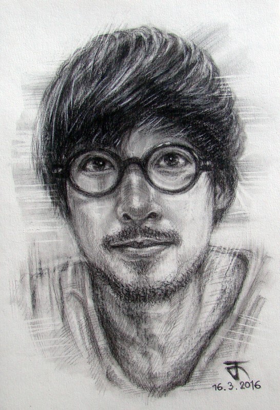 Chalee ภาพวาด Soft Charcoal ดินสอ EE กระดาษ 150 แกรม ขนาด A4