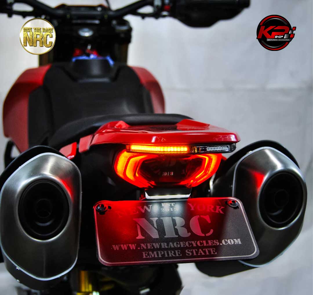 ท้ายสั้น พร้อมไฟท้าย เลี้ยว เบรค NRC FOR DUCATI HYPERMOTARD 689
