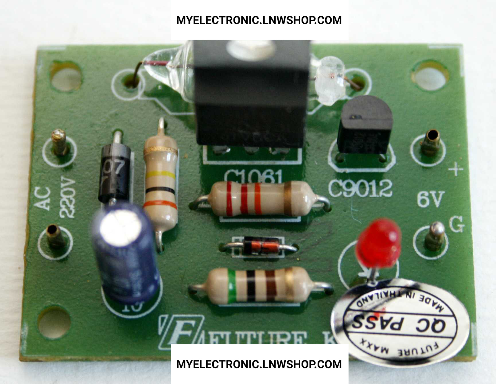 ชุดคิทFK802ไฟฉุกเฉินรุ่นประหยัดใช้กับBATT 6V
