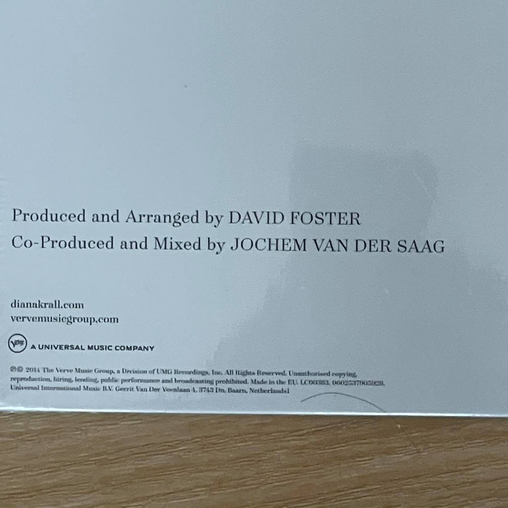 แผ่นเสียง Diana krall อัลบั้ม Wallflower 2lp made in EU แผ่นเสียงใหม่ ซีล