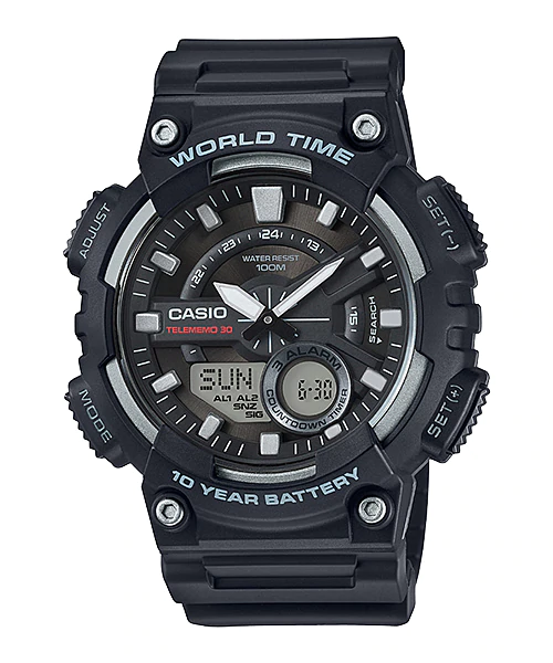AEQ-110W-1AV | ระบบผสมอะนาล็อก-ดิจิตอล | วัยหนุ่มสาว - CASIO