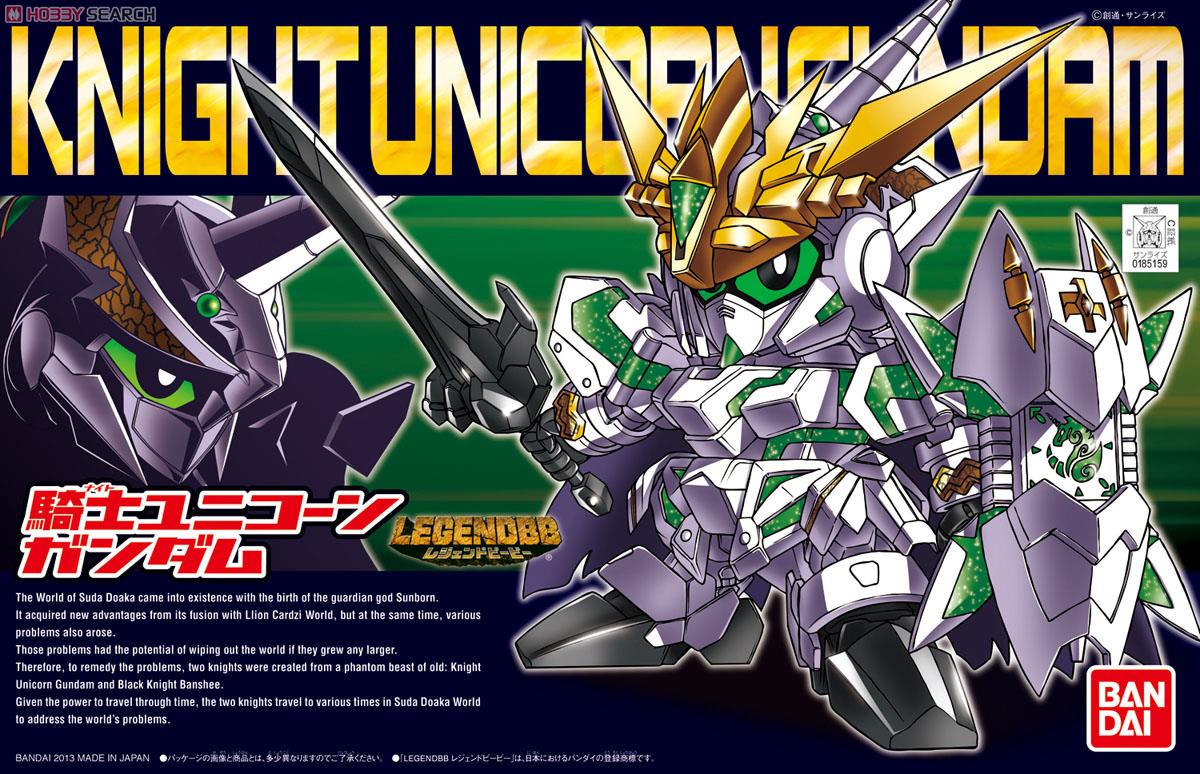 0185159 BANDAI SPIRITS SDBB No.385 Knight Unicorn Gundam BB385 LEGENDBB KNIGHT UNICORN GUNDAM