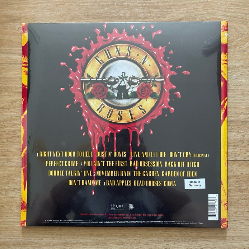 แผ่นเสียง Guns N' Roses – Use Your Illusion I , 2 x Vinyl, LP, Album, Reissue, Remastered, Gatefold, มือหนึ่ง ซีล