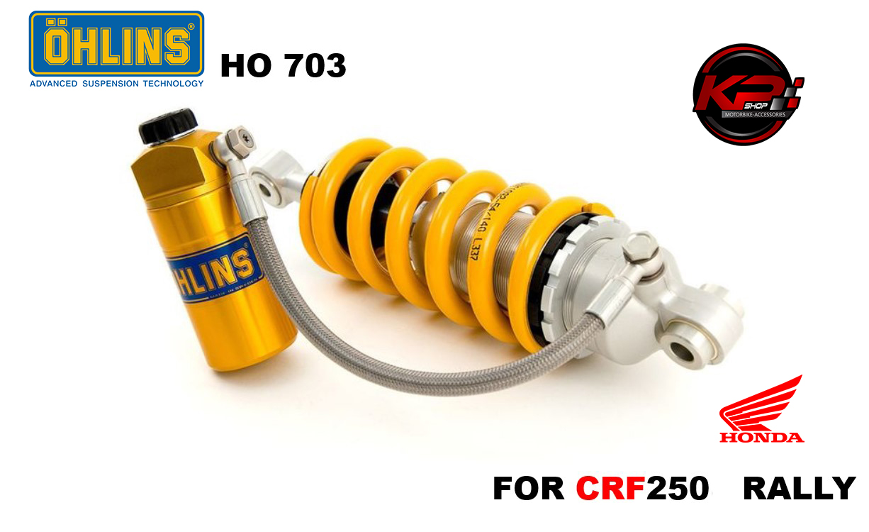 โช๊คอัพหลัง OHLINS HO 703 FOR CRF250 RALLY 2017-2020 (OHLINS รับประกัน 2 ปี)