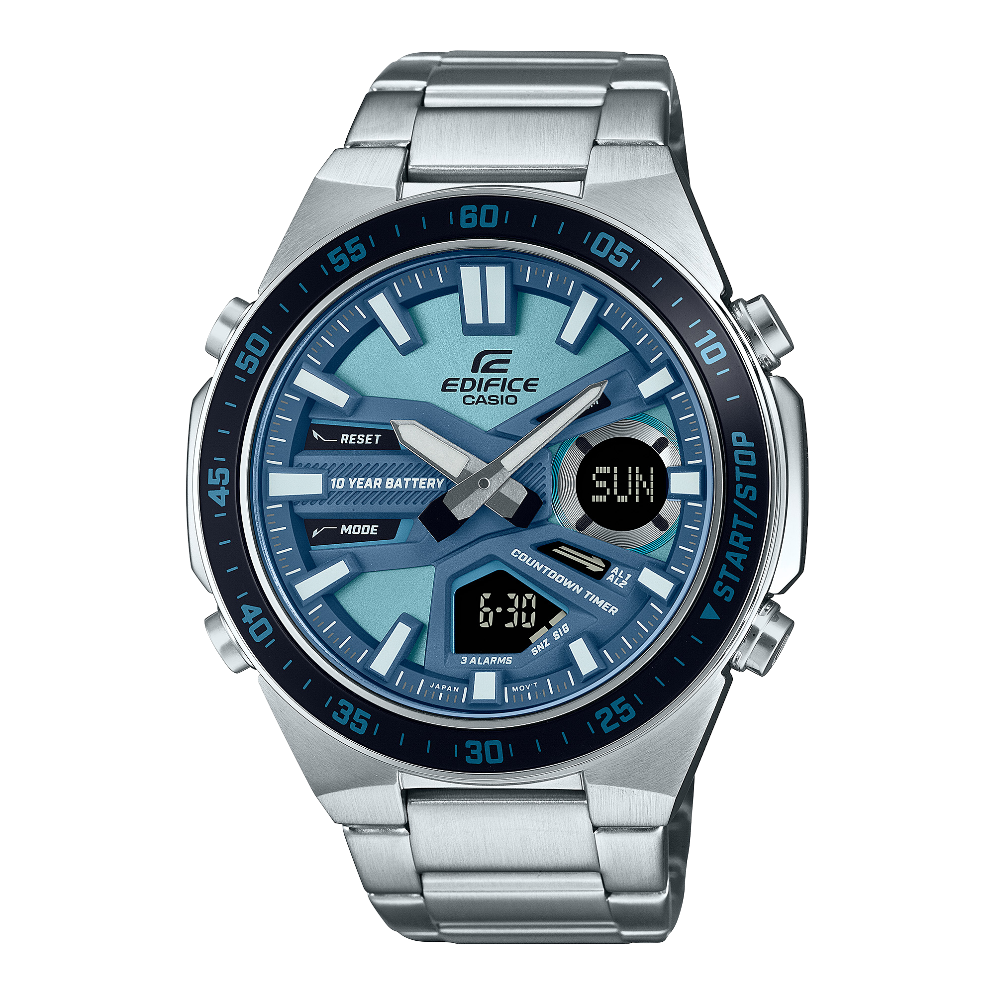 EFV-C110D-2B | อะนาล็อก-ดิจิตอล | EDIFICE | นาฬิกา | CASIO
