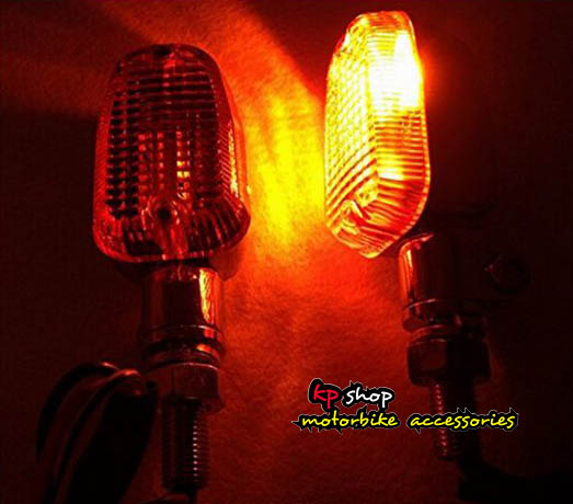 ไฟเลี้ยวแต่งช้อปเปอร์ พร้อมไฟหรี่ในตัว