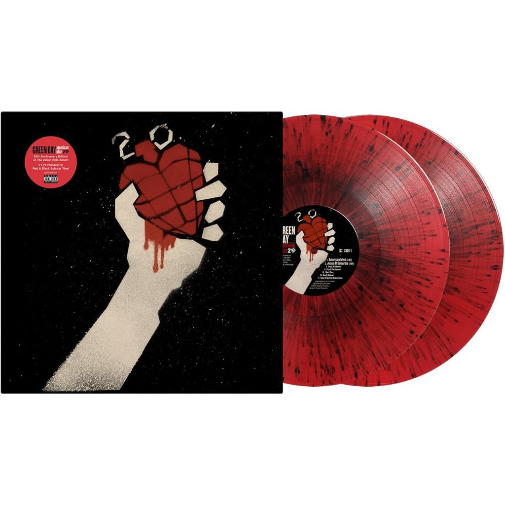 แผ่นเสียง Green Day - American Idiot 20th Anniversary, Red & Black Splatter, 20th Anniversary ,มือหนึ่ง ซีล