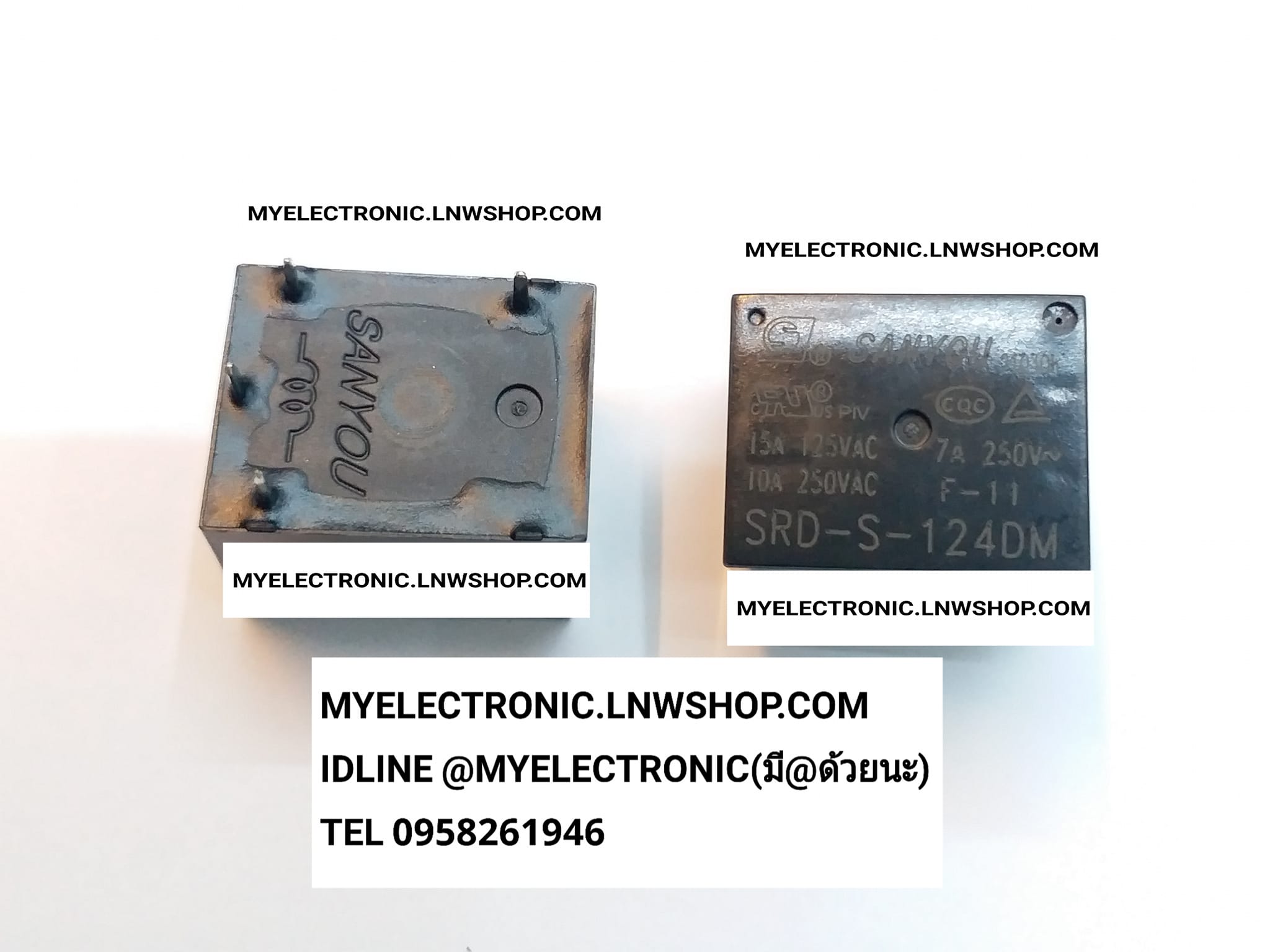 ขาย SRD-S-124DM รีเลย์คอยล์24V4ขา คอยล์24V 4ขาลงปริ้น RELAY4ขาลงปริ้น รีเลย์4ขาลงปริ้น รีเลย์ RELAY 4ขา ลงปริ้น รีเลย์เตารีด ไอน้ำ ไฟฟ้าราคา ตัวละ . . . หน่วย บาท