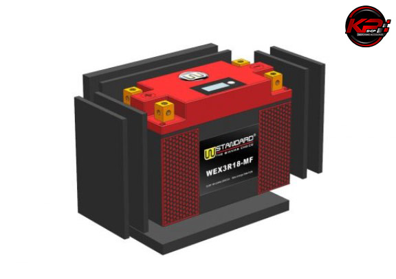 แบตเตอรี่ สำหรับรถจักรยานยนต์ E-LITHIUM WEX2R12-MF W-STANDARD