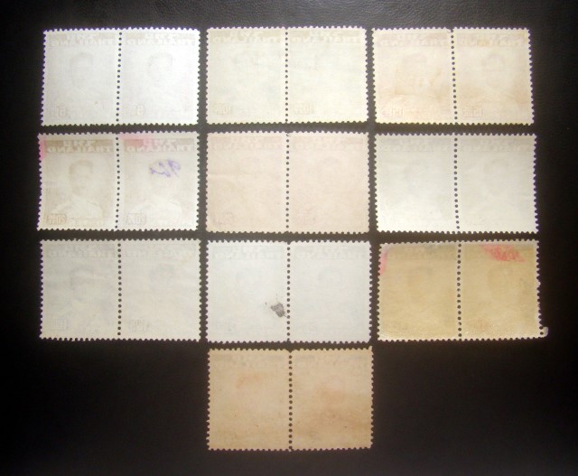 s3119-แสตมป์พระรูป ในหลวง รัชกาลที่ 9 ชุด2 Thailand แบบติดกันเป็นคู่ จำนวน 10 คู่ ไม่ซ้ำราคา ใช้แล้ว ราคาเบา น่าสะสมครับ