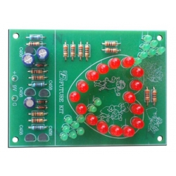 ชุดลงปริ้นFA155วงจรไฟกระพริบกามเทพแผลงศร32LED