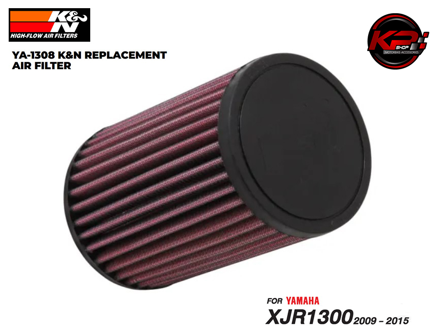 กรองอากาศ K&N FOR YAMAHA XJR1300 (09-15) YA 1308