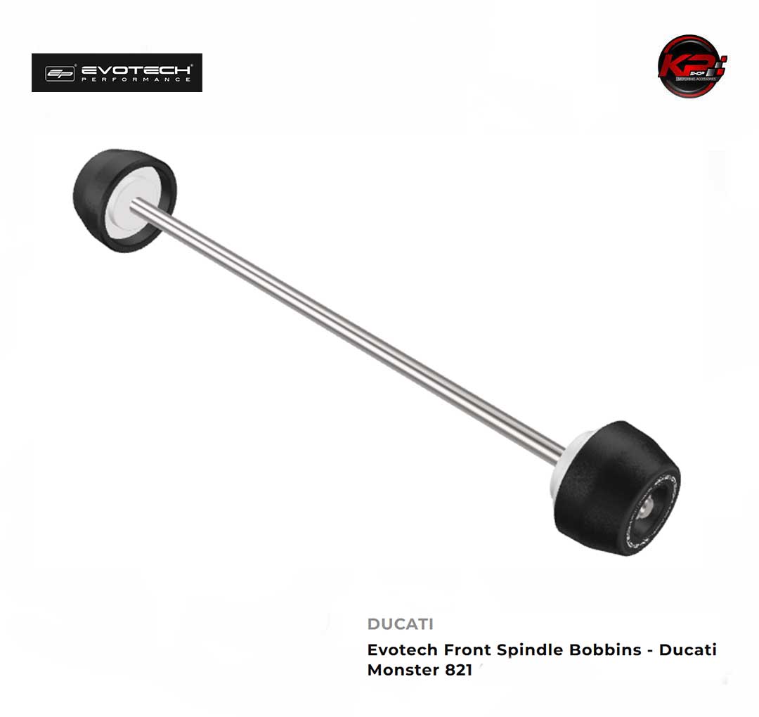 กันล้มหน้า Evotech Front Spindle Bobbins - Ducati Monster 821/1200