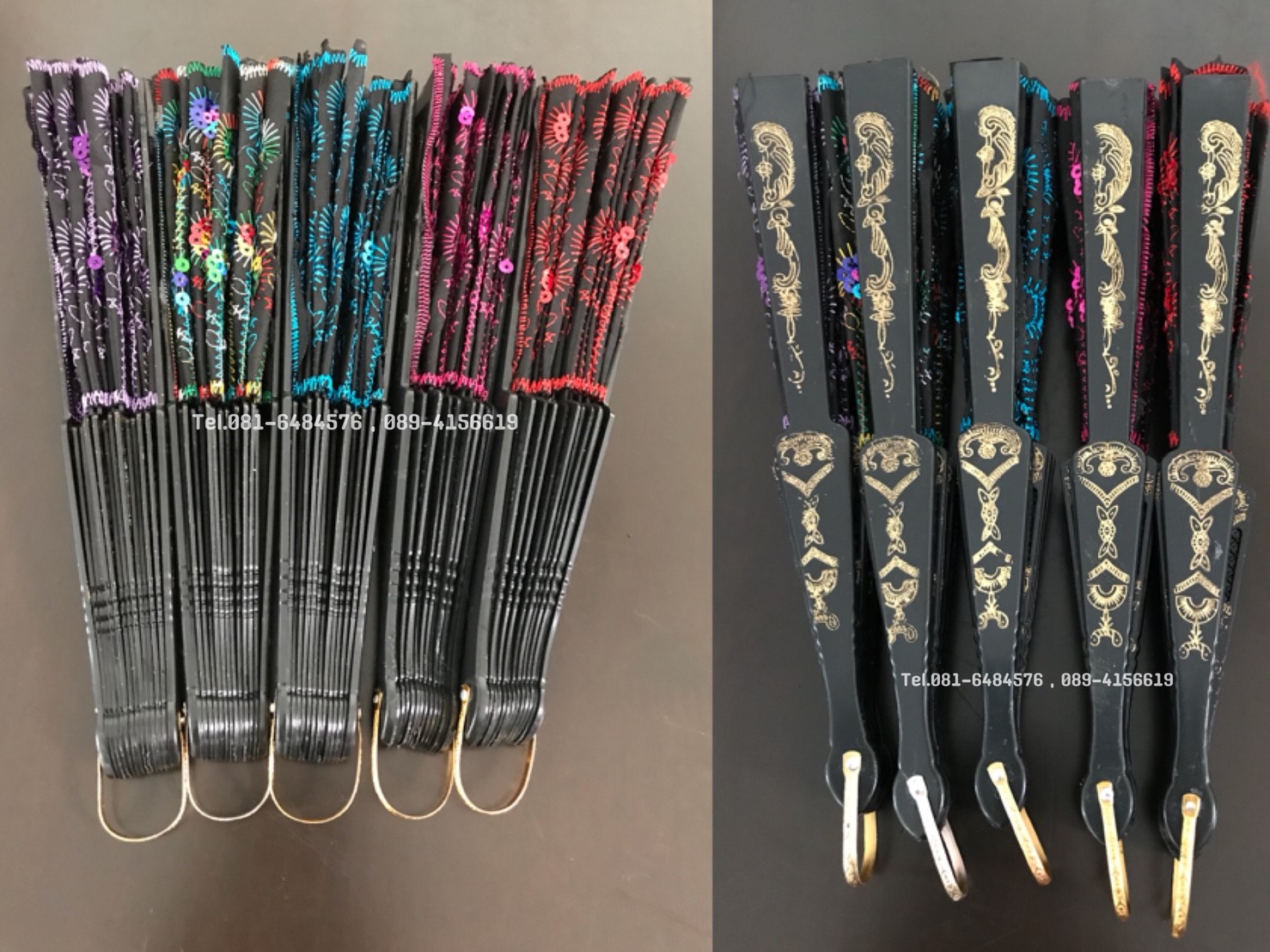 พัดจีน แบบพับ สะดวกพกพา