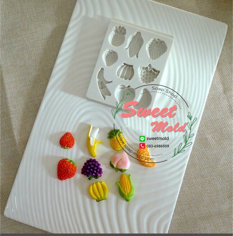 พิมพ์ Mini Mold ผลไม้รวม 5 กรัม